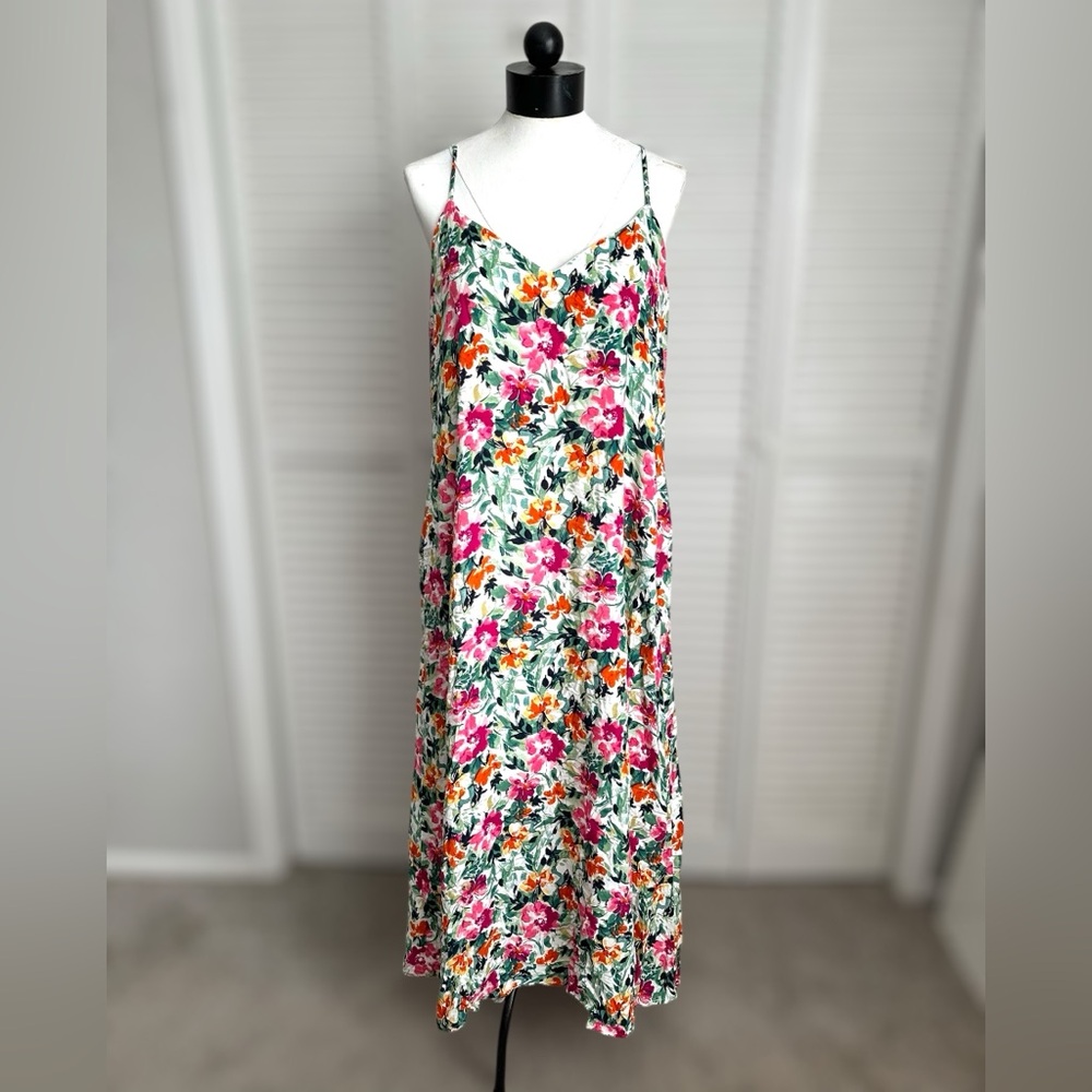 Savanna Jane Pink and Green Maxi Dress